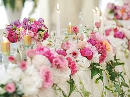 Wedding Table Flower Display